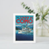 Vintage Lago di Como Briefkaart (Staand voorkant)