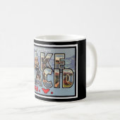 Vintage Lake Placid NY mok  (Voorkant rechts)