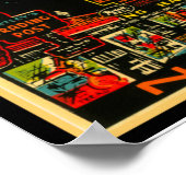 Vintage Las Vegas Casino Strip Poster 13x19 (Coin)