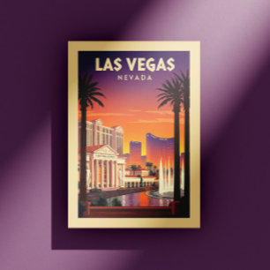 Vintage Las Vegas Nevada Briefkaart