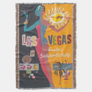 Vintage Las Vegas vrijgezellenfeest Deken