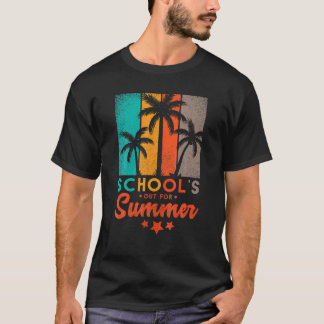 Vintage Last Day Of School Schools Out For Summer T-shirt