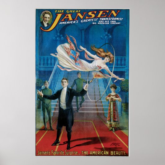 Vintage Le Grand Jansen Poster Publicité (Devant)