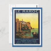 Vintage Le Maroc Marokko Briefkaart (Voorkant / Achterkant)
