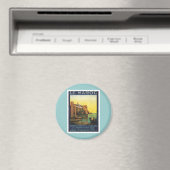 Vintage Le Maroc Marokko Magneet (Insitu (Vaatwasser))