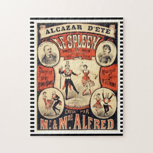 Vintage "Le Spleen" Poster Français Jigsaw Puzzle (Vertical)
