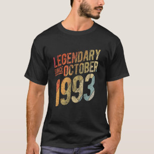 Vintage Legendary Since October 1962 60 Years Birt T-shirt