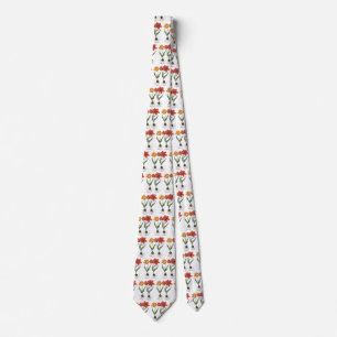 Vintage Lente Tulpen Bloemen door Basilius Besler Stropdas