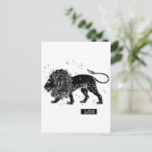 Vintage Leo Briefkaart (Staand voorkant)