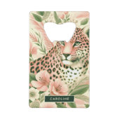 Vintage léopard de la jungle florale (Dos)