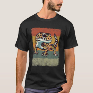 Vintage Leopard Gecko TShirts Femmes Garçons Yout