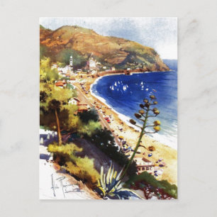 Vintage Levanto Genova Italië Toerisme Briefkaart