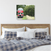 Vintage Leyland Bus Canvas Afdruk (Insitu (Slaapkamer))