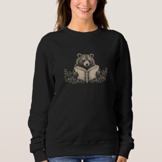 Vintage Lezen Beer Botanische Sweatshirt