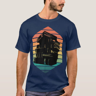 Vintage lezen voor mannen Boek Loveralfabetisme T-shirt
