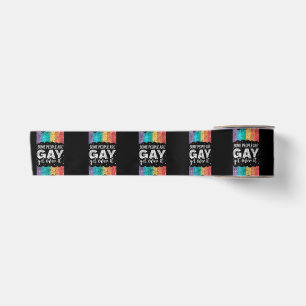 Vintage LGBT Pride Regenboog Sommige Mensen Zijn H Lint