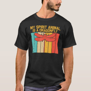 Vintage Libelle Kunst Voor Mannen Vrouwen Libel In T-shirt