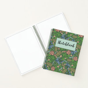 Vintage Libelle Vliegende Engelse Tuin Schetsboek Notitieboek