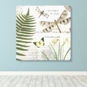 Vintage libellule toile étirée (Insitu (Plancher de Bois))