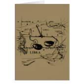 Vintage Libra Constellation Hevelius Style (Devant)