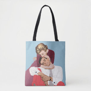 Vintage Liefde en Romantiek, Jonggehuwden Draagtas