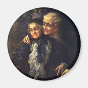 Vintage Liefde en Romantiek, Romantische Victoriaa Magneet