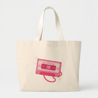 vintage liefde grote tote bag