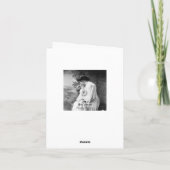 Vintage Lilacs Personalized Note Card Notitiekaartje (Achterkant)