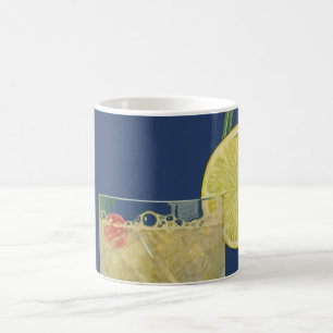 Vintage limonade of fruitsap, drankjes dranken koffiemok