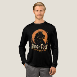 Vintage Lion King Of Cool Crown Graphic Tri-Blend Shirt