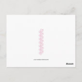 Vintage Little Birds Tweet Valentines Carte postal (Dos)