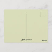 Vintage Little Birthday Chien Girl Retro | Carte p (Dos)