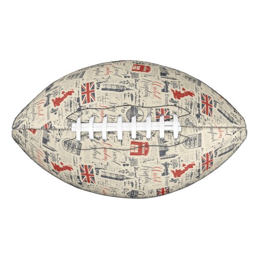 Vintage Londen Football (Voorkant)