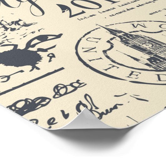 Vintage Londen Poster (Hoek)