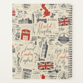 Vintage Londense Planner (Achterkant)