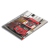 Vintage London Bus Notitieboek (Linkerzijde)