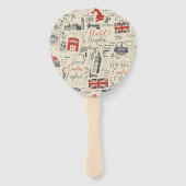 Vintage London Hand Fans Handwaaier (Voorkant)