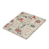 Vintage London Tegel Tegeltje (Zijkant)
