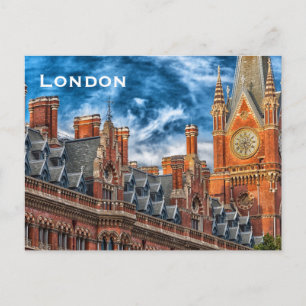 Vintage London Travel Tourism Briefkaart
