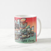 Vintage Long Beach NY mok (Voorkant rechts)