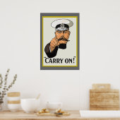 Vintage Lord Kitchener Carry On Poster (Cuisine)