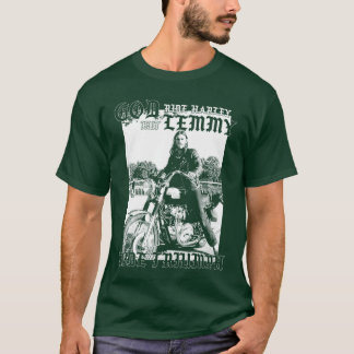 Vintage Lord Lemmy Metal Biker Rocker Motorfiets P T-shirt