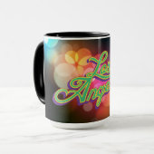 Vintage Los Angeles-logo Mok (Voorkant links)
