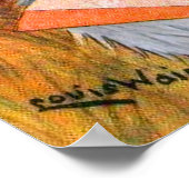 Vintage Louis Wain Chat avec Poster du ventilateur (Coin)