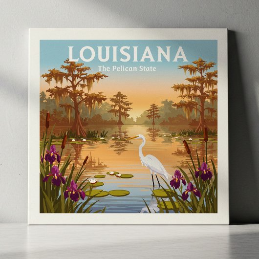 Vintage Louisiana Tegeltje