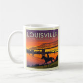 Vintage Louisville Kentucky Koffiemok (Links)