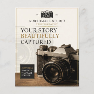 Vintage Luxe Cameramerking | Fotograaf Flyer