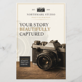 Vintage Luxe Cameramerking | Fotograaf Flyer
