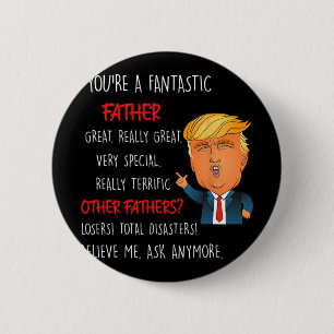 Vintage Maak Vaderdag Weer Groot Papa Grappig Doe Ronde Button 5,7 Cm