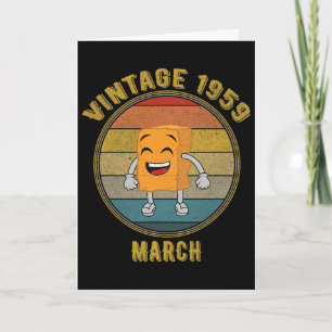 Vintage maart 1959 Kipnugget Lachend Ongelukkig Kaart